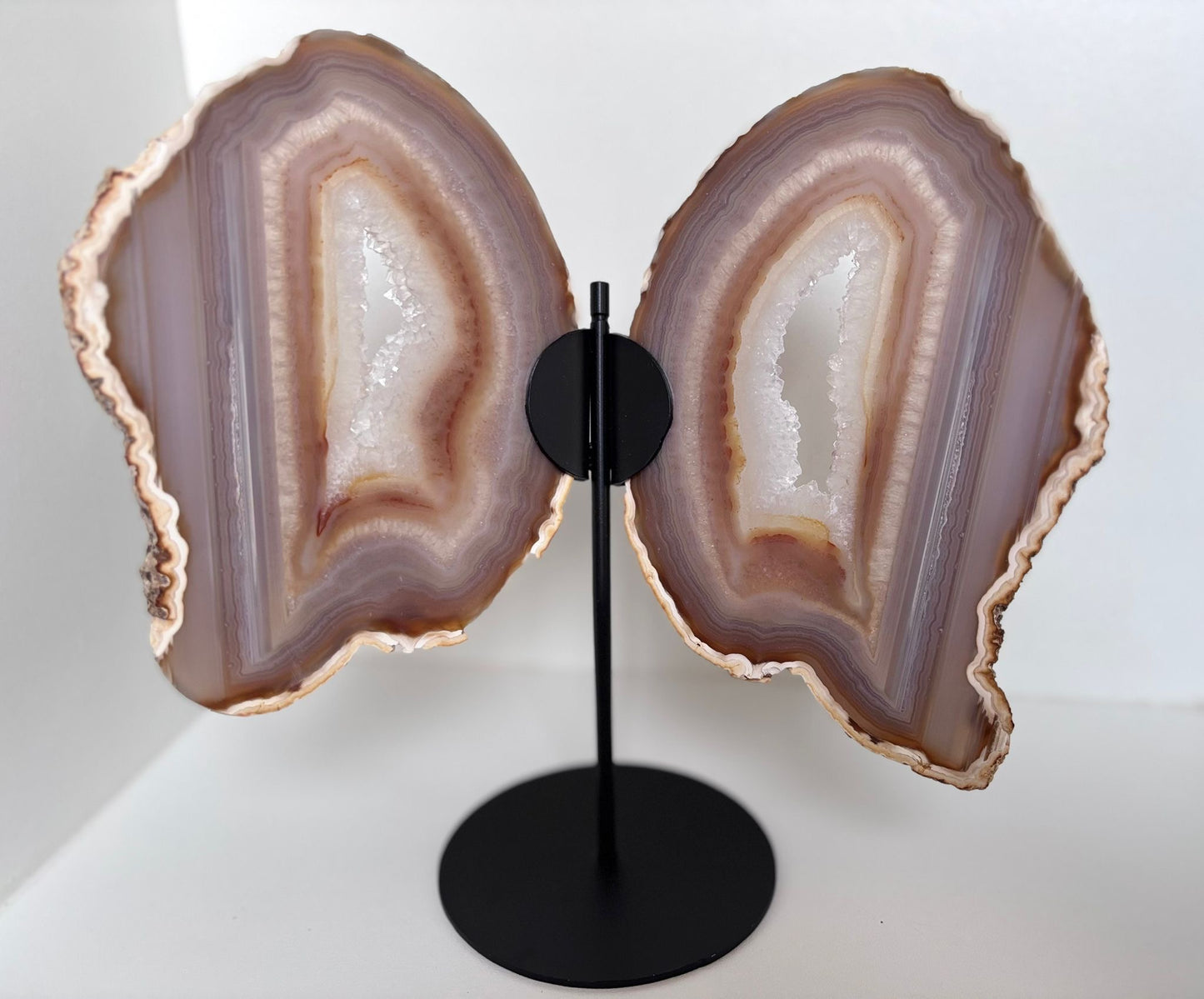 Agaat vlinder op standaard