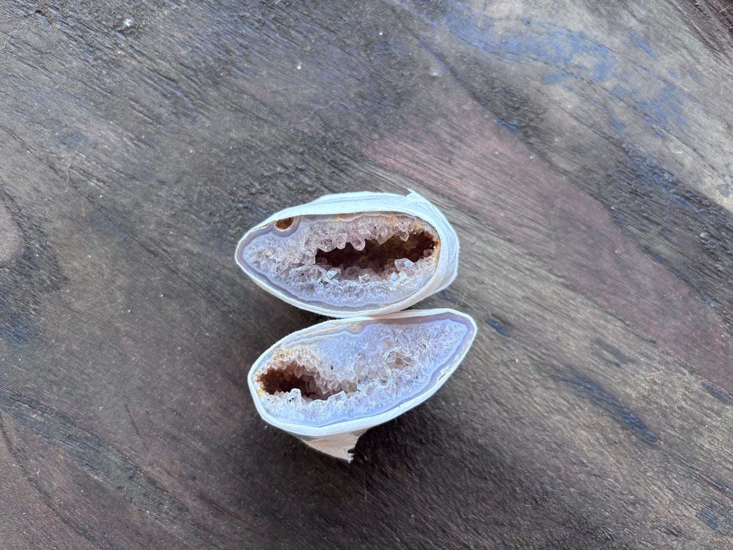Agaat geode, maat M