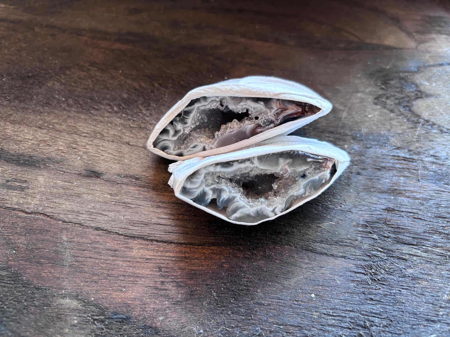 Agaat geode, maat M