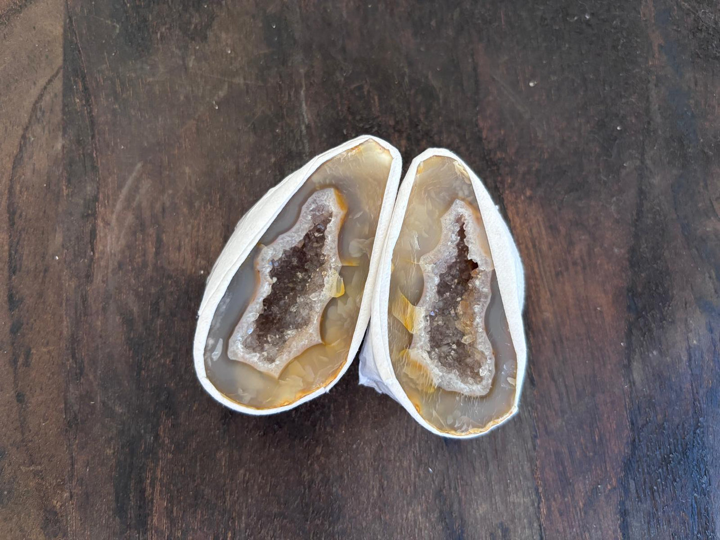 Agaat geode, maat M