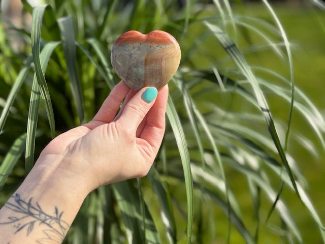 polychroom jaspis hart