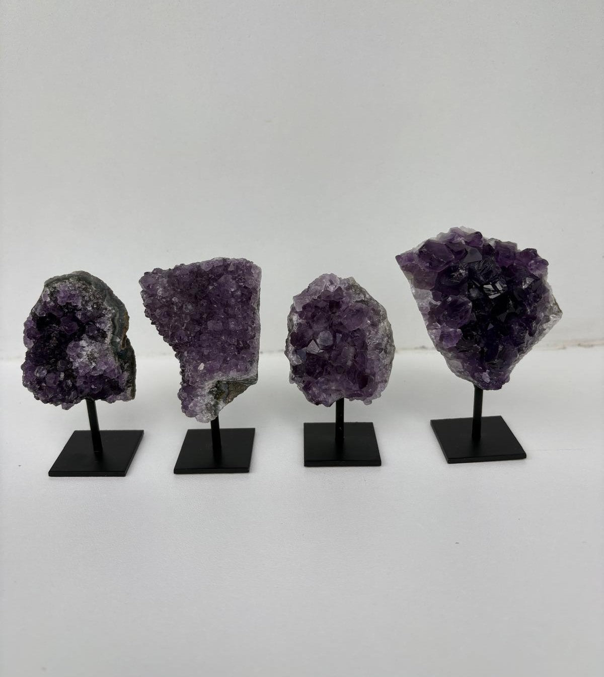 Amethist mini cluster standaard