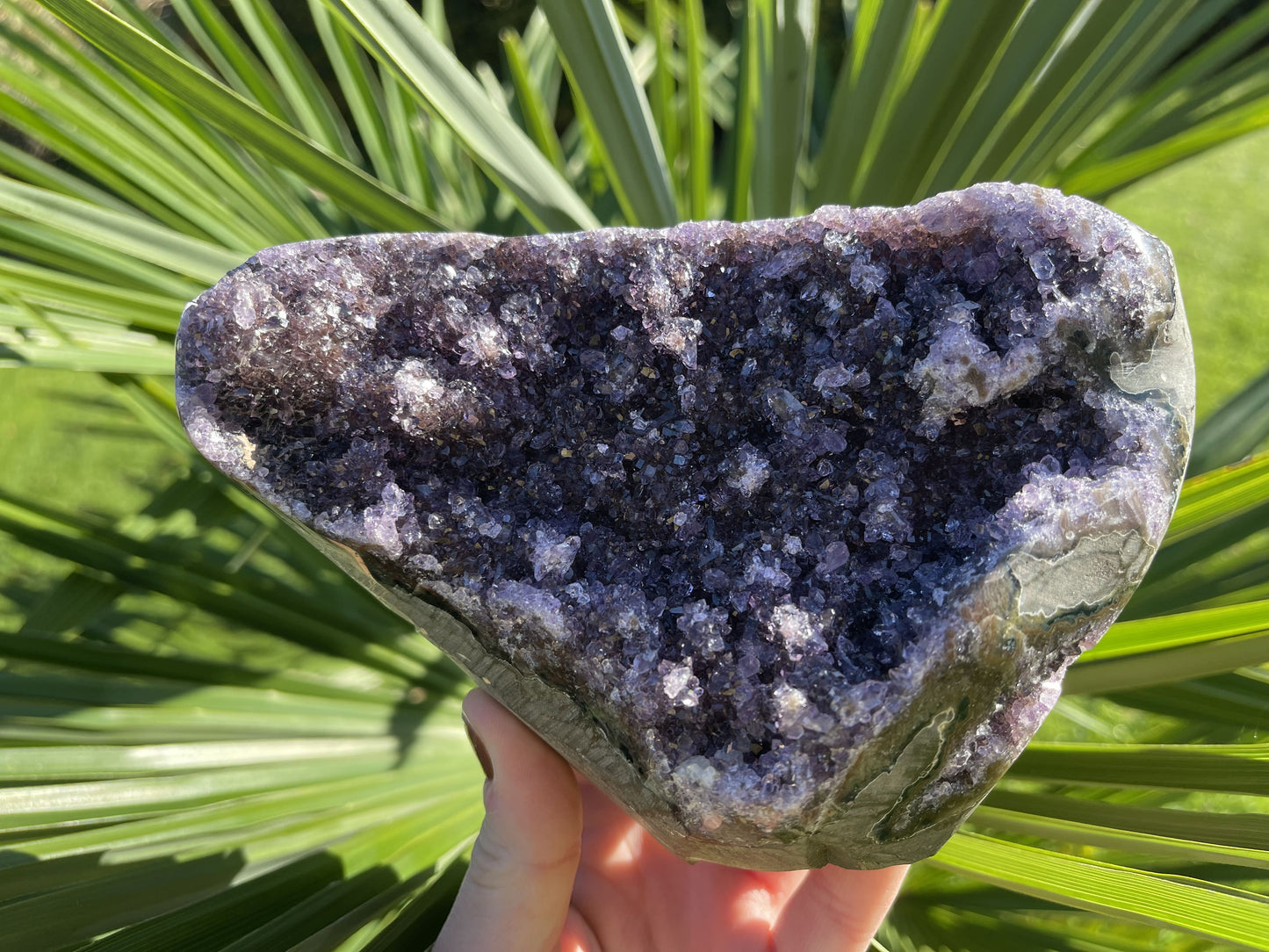 Druzy Amethist standvlak XL