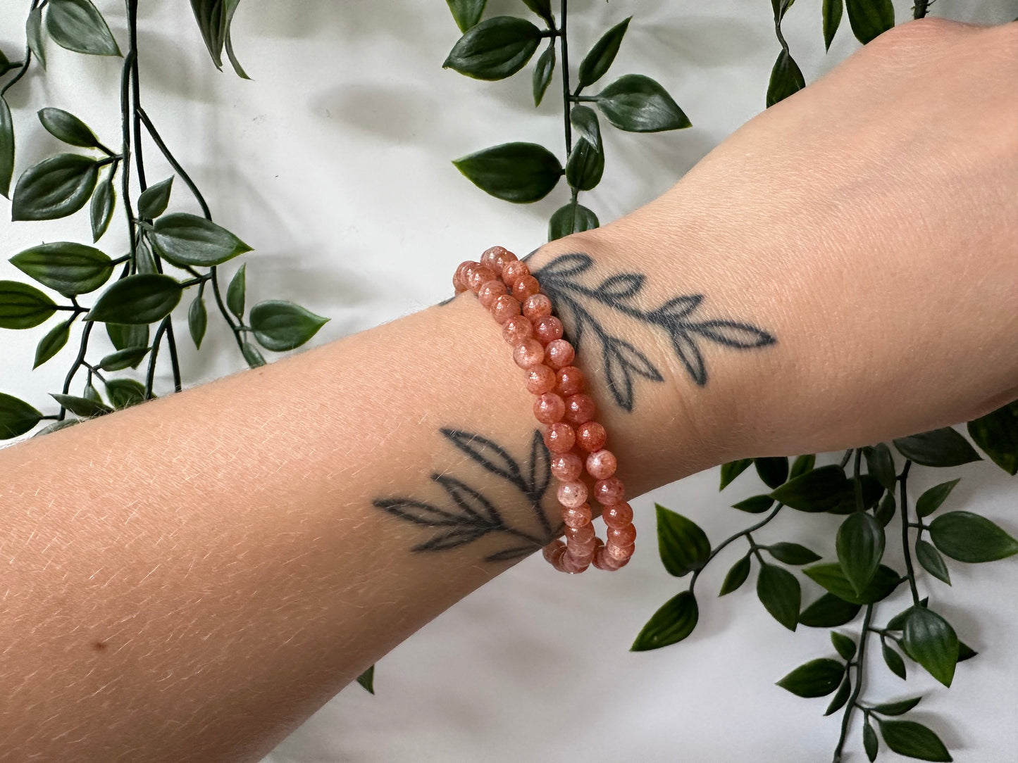 Kogelarmband Zonnesteen A-kwaliteit 6mm