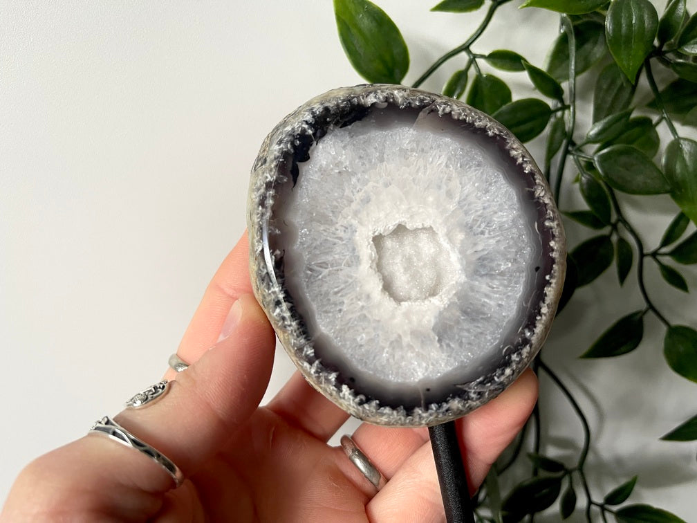 Druzy Agaat op standaard S