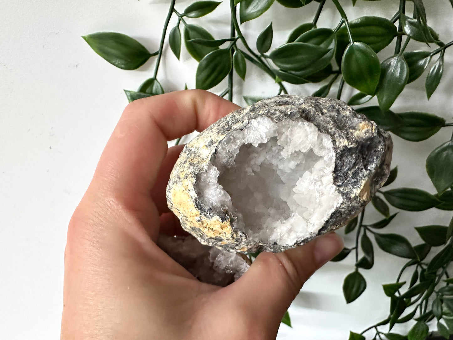 Kwarts geode paar M