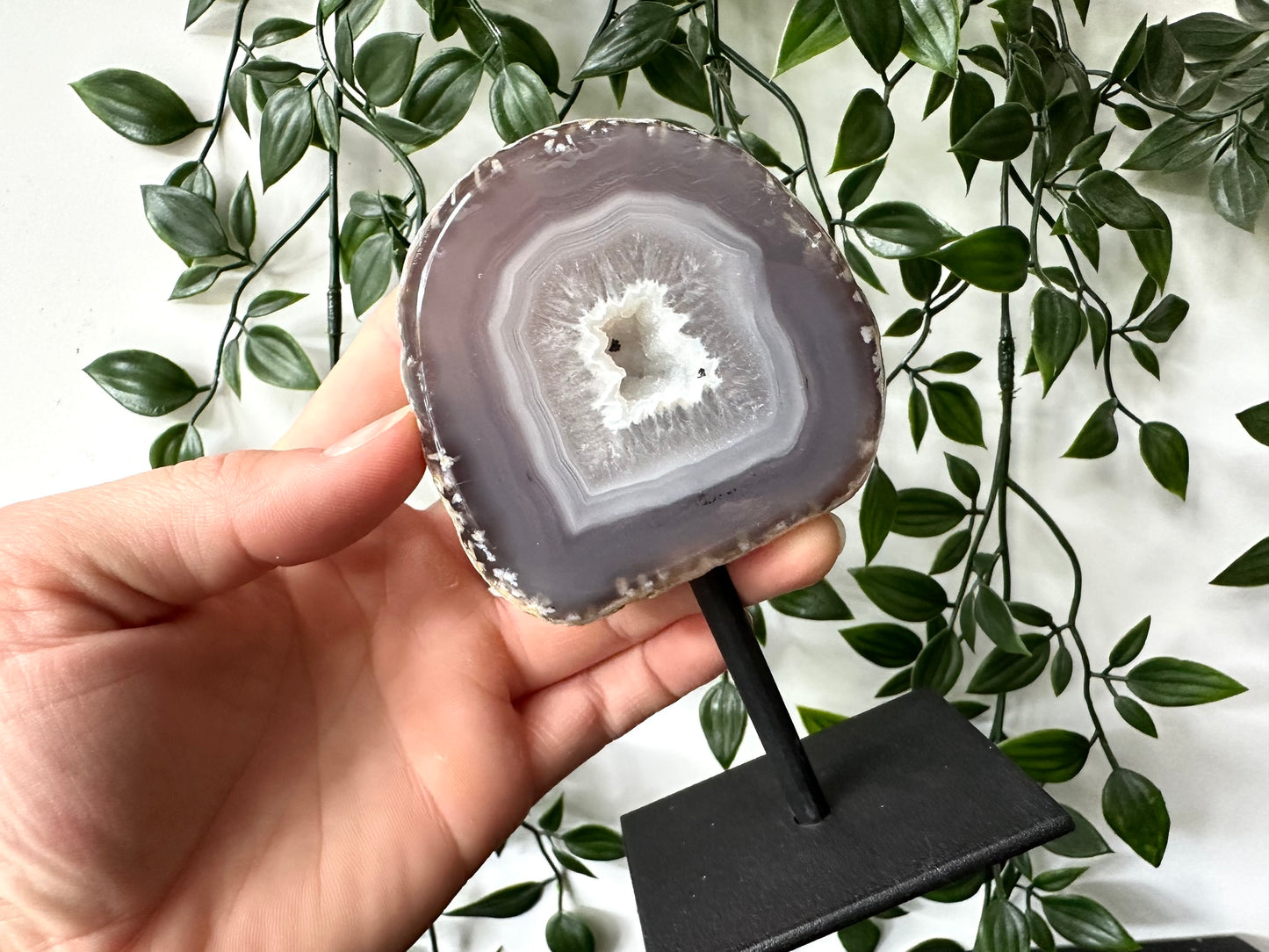 Druzy Agaat op standaard S