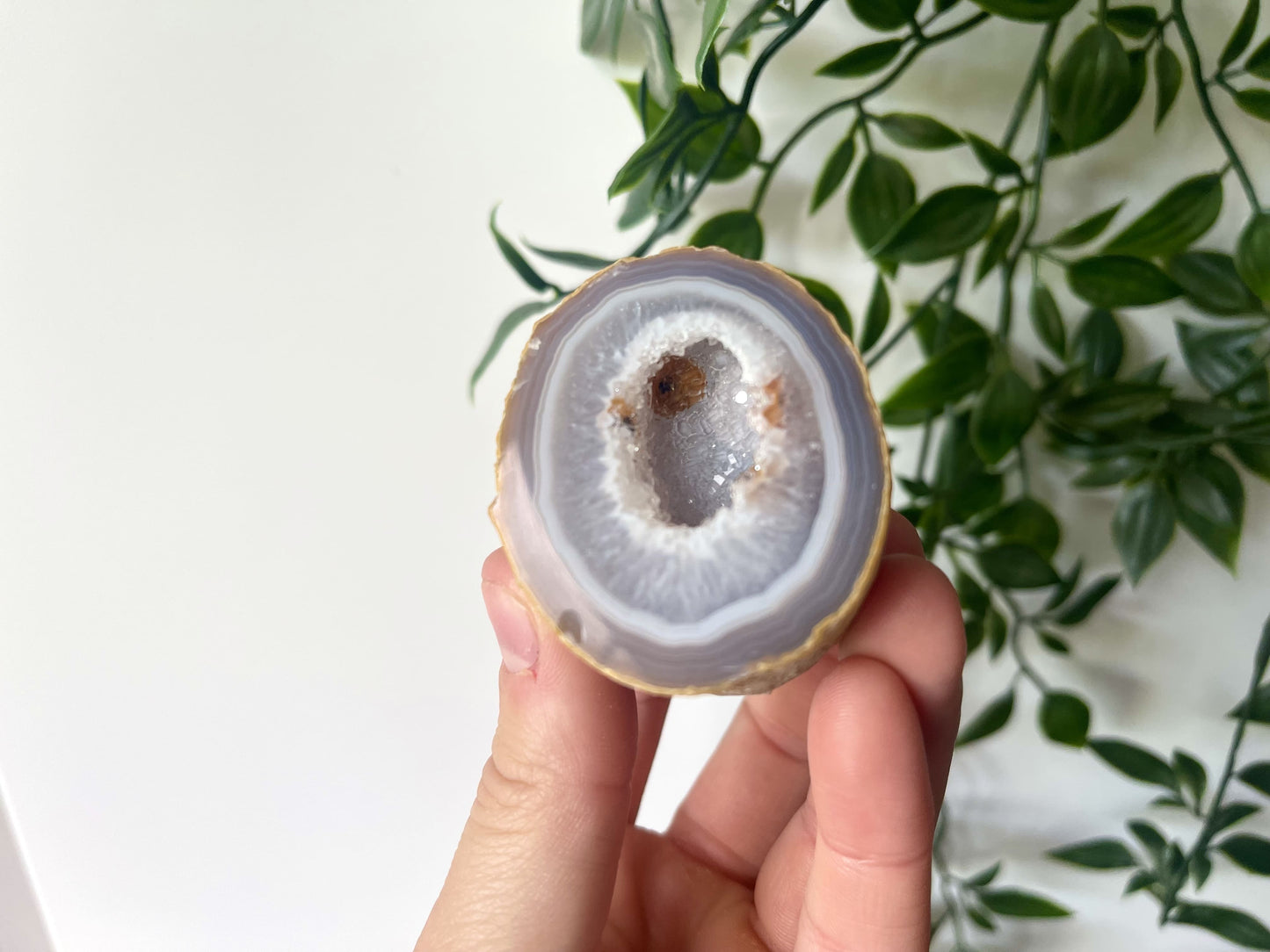 Agaat geode paartje A-kwaliteit