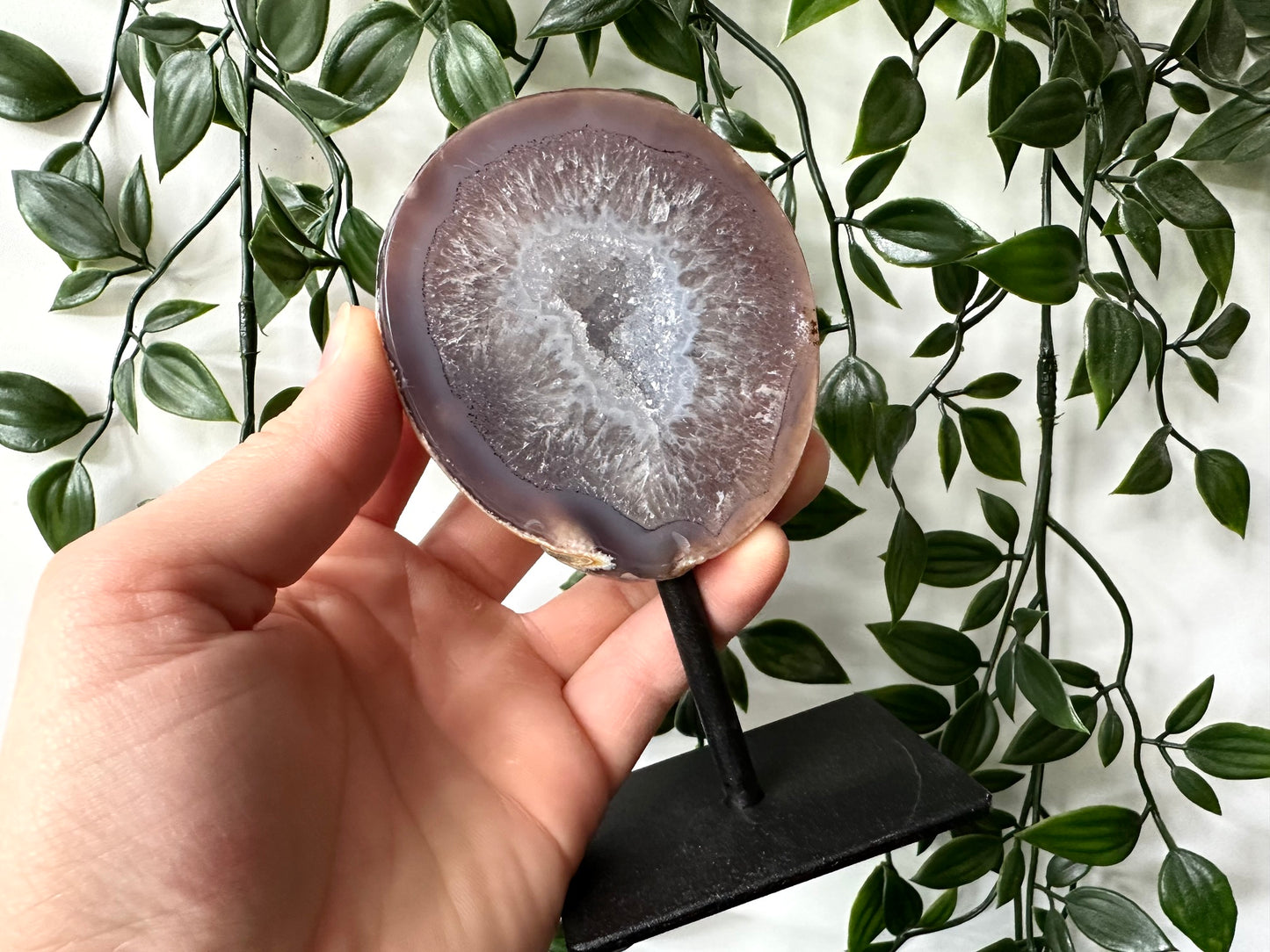 Druzy Agaat op standaard S