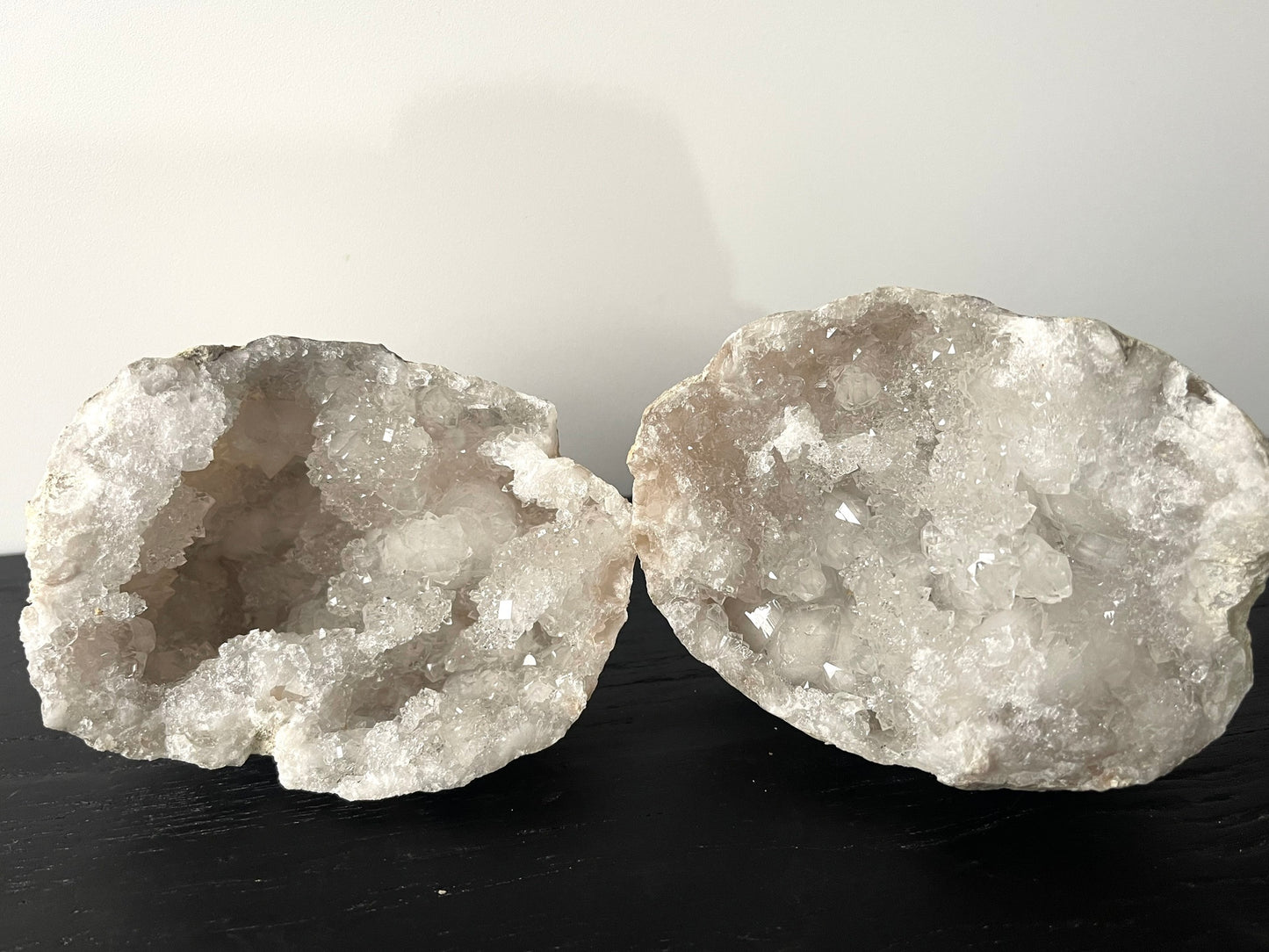 Kwarts geode paar M