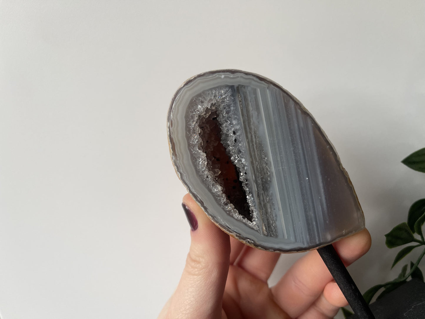 Druzy agaat op standaard S