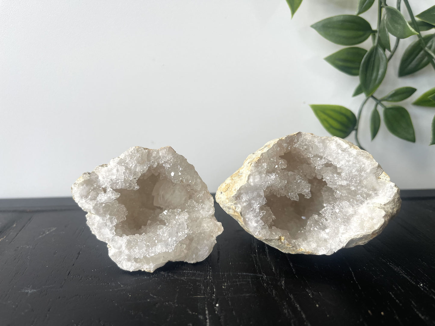 Kwarts geode paar M