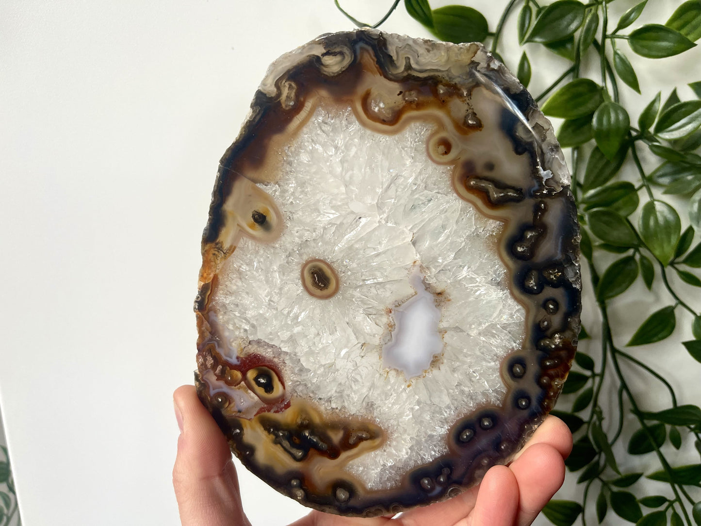 Agaat schijf A-kwaliteit