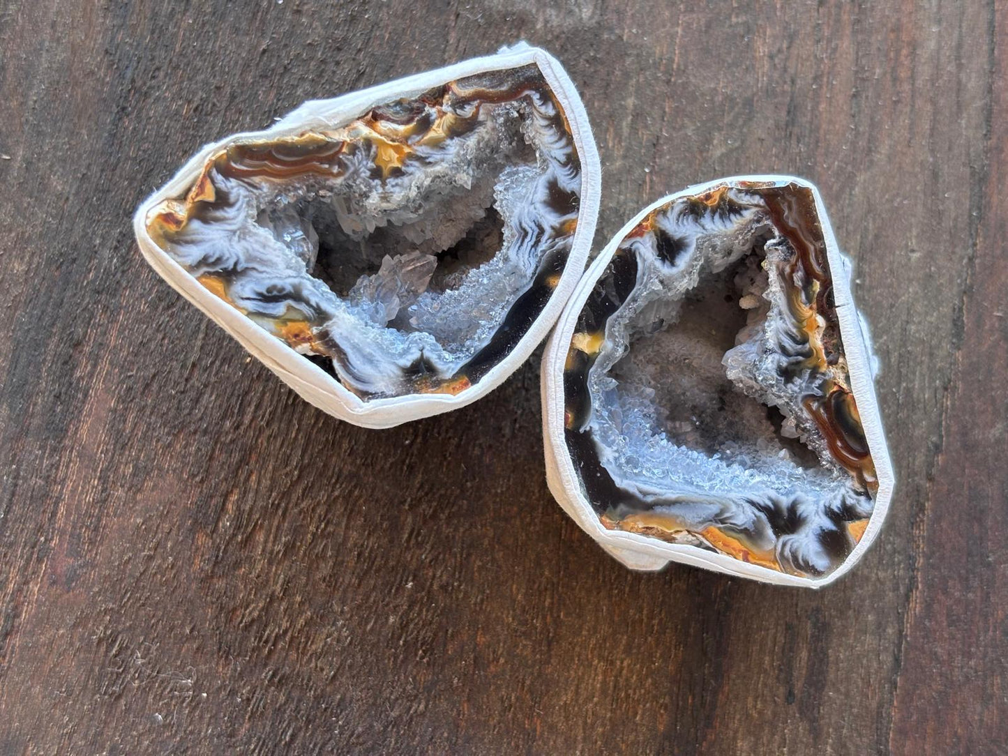 Agaat geode, maat M