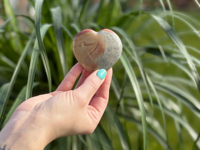 polychroom jaspis hart