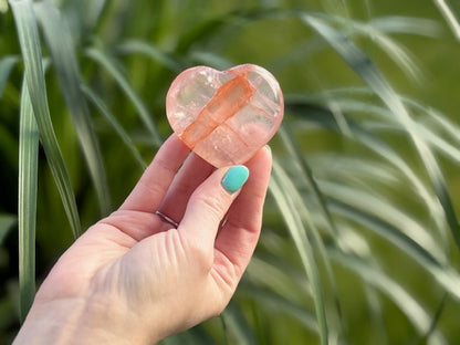 Hematoïde kwarts hart