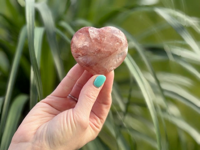 Hematoïde kwarts hart