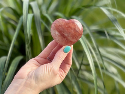 Hematoïde kwarts hart