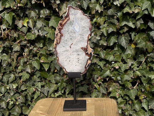 Agaatschijf op standaard