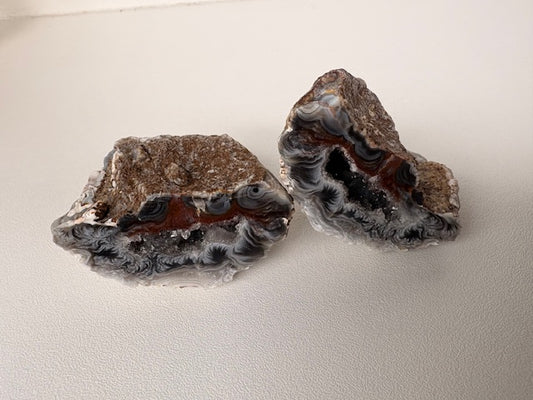 Agaat geode paartje, maat M