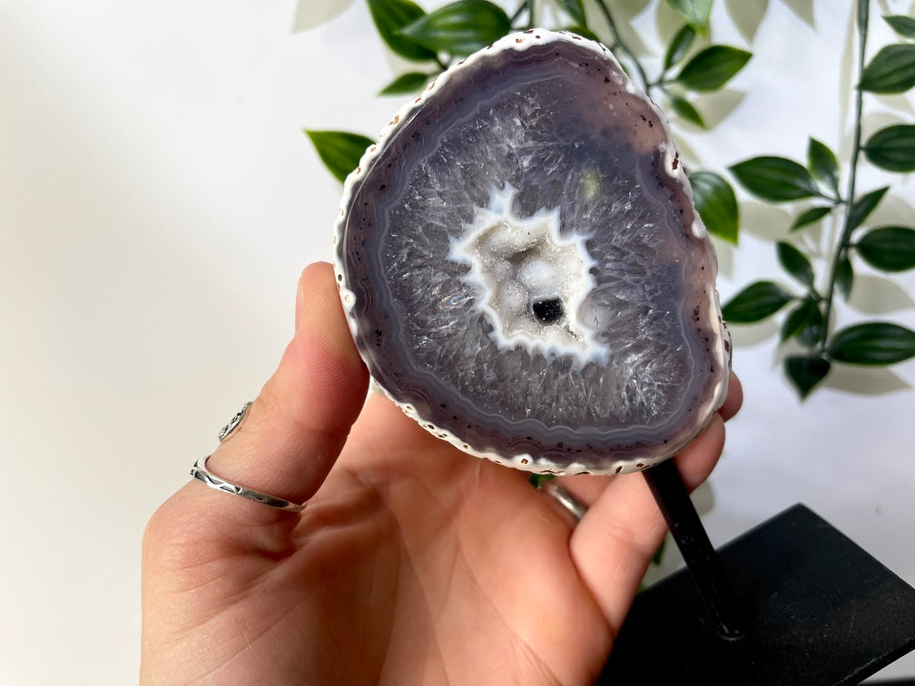 Druzy Agaat op standaard S
