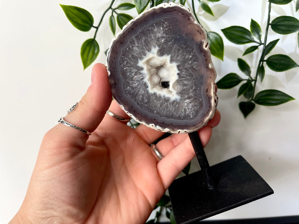 Druzy Agaat op standaard S