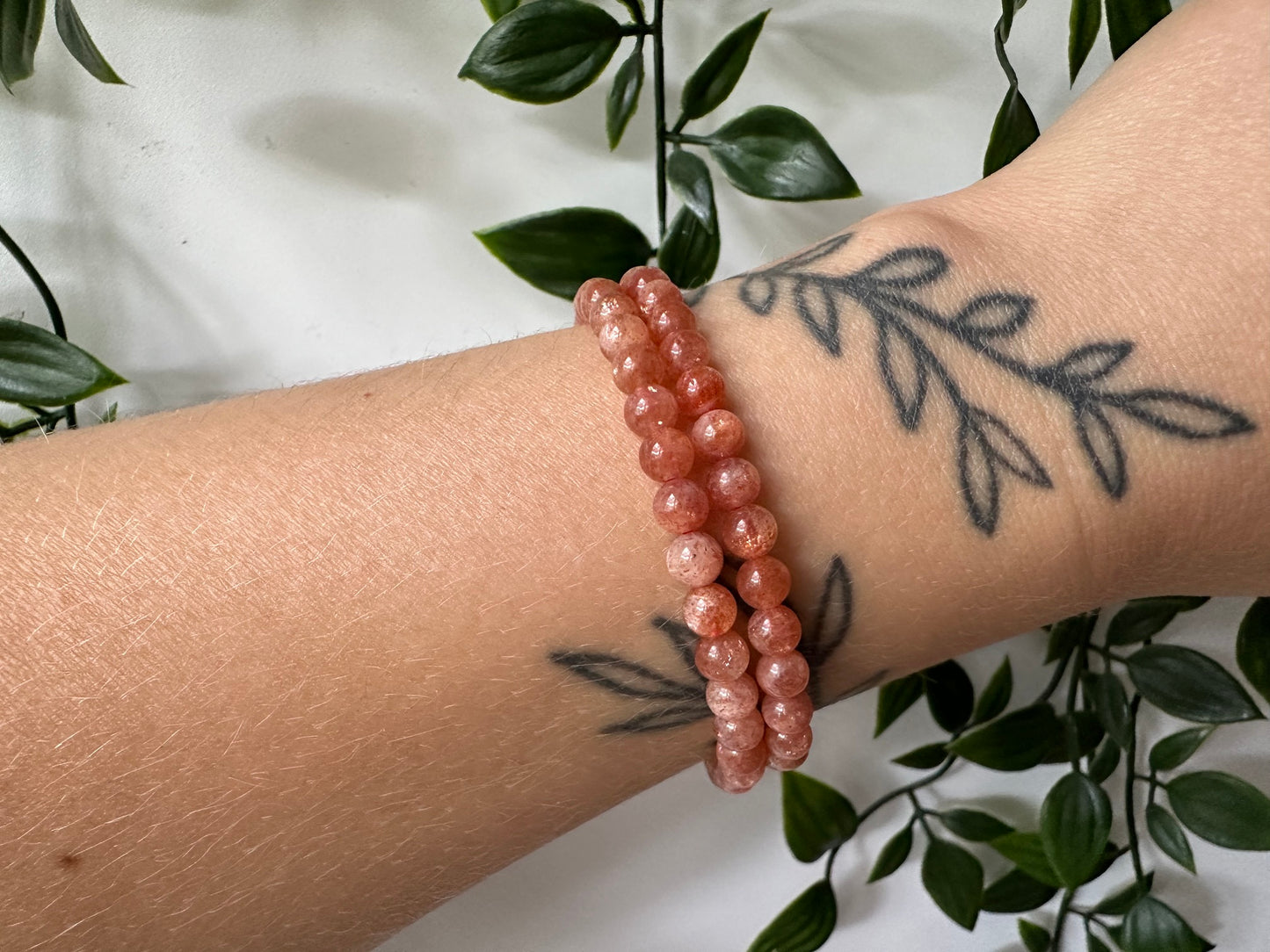 Kogelarmband Zonnesteen A-kwaliteit 6mm