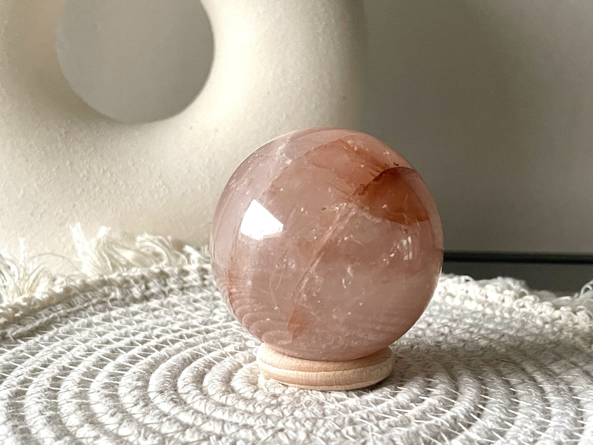 Hematiet bol (Red healer) licht 5,5cm - Kristalkriebels