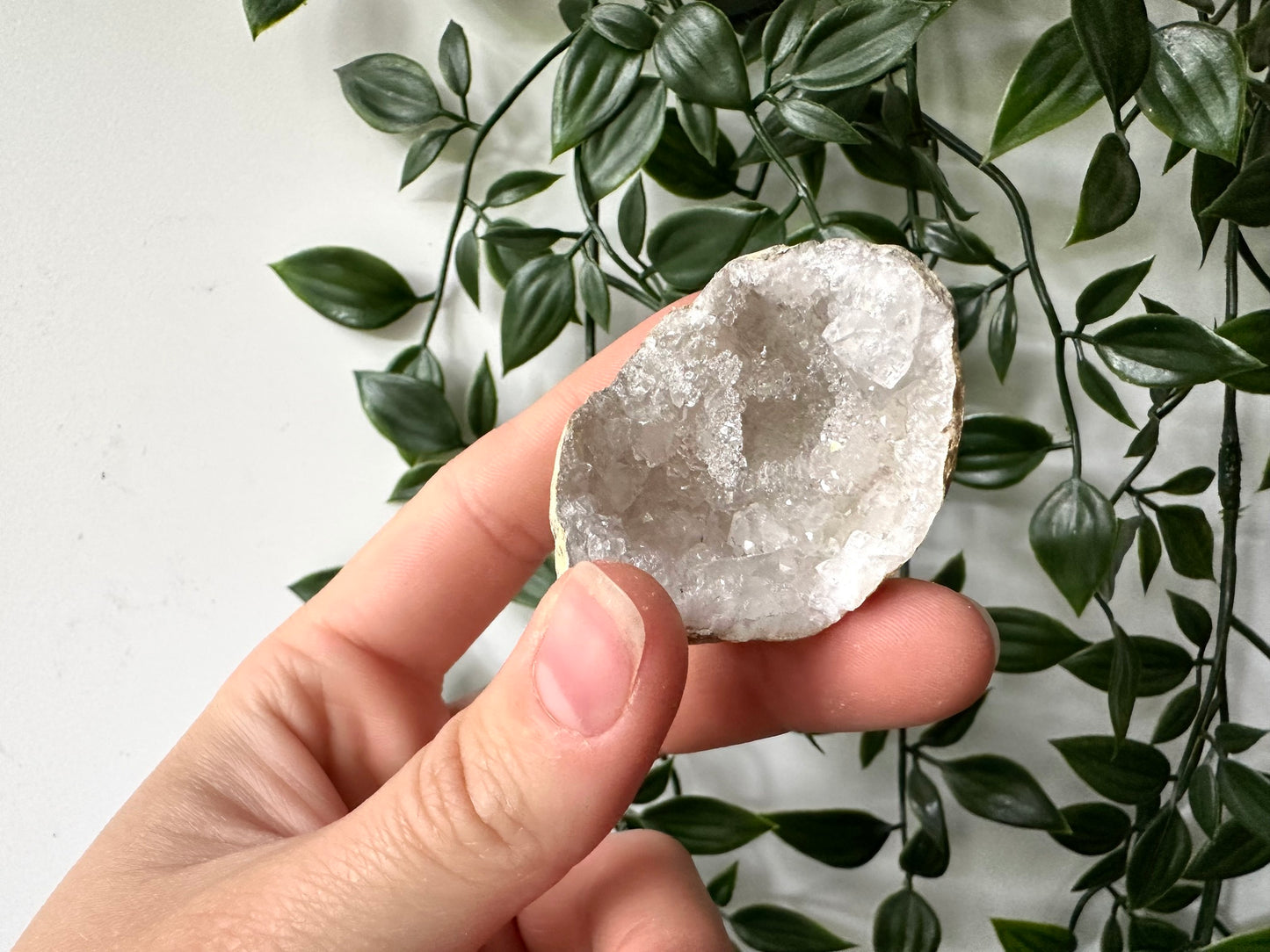 Kwarts geode paar S