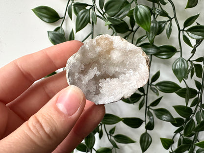 Kwarts geode paar S