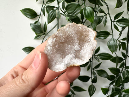 Kwarts geode paar S
