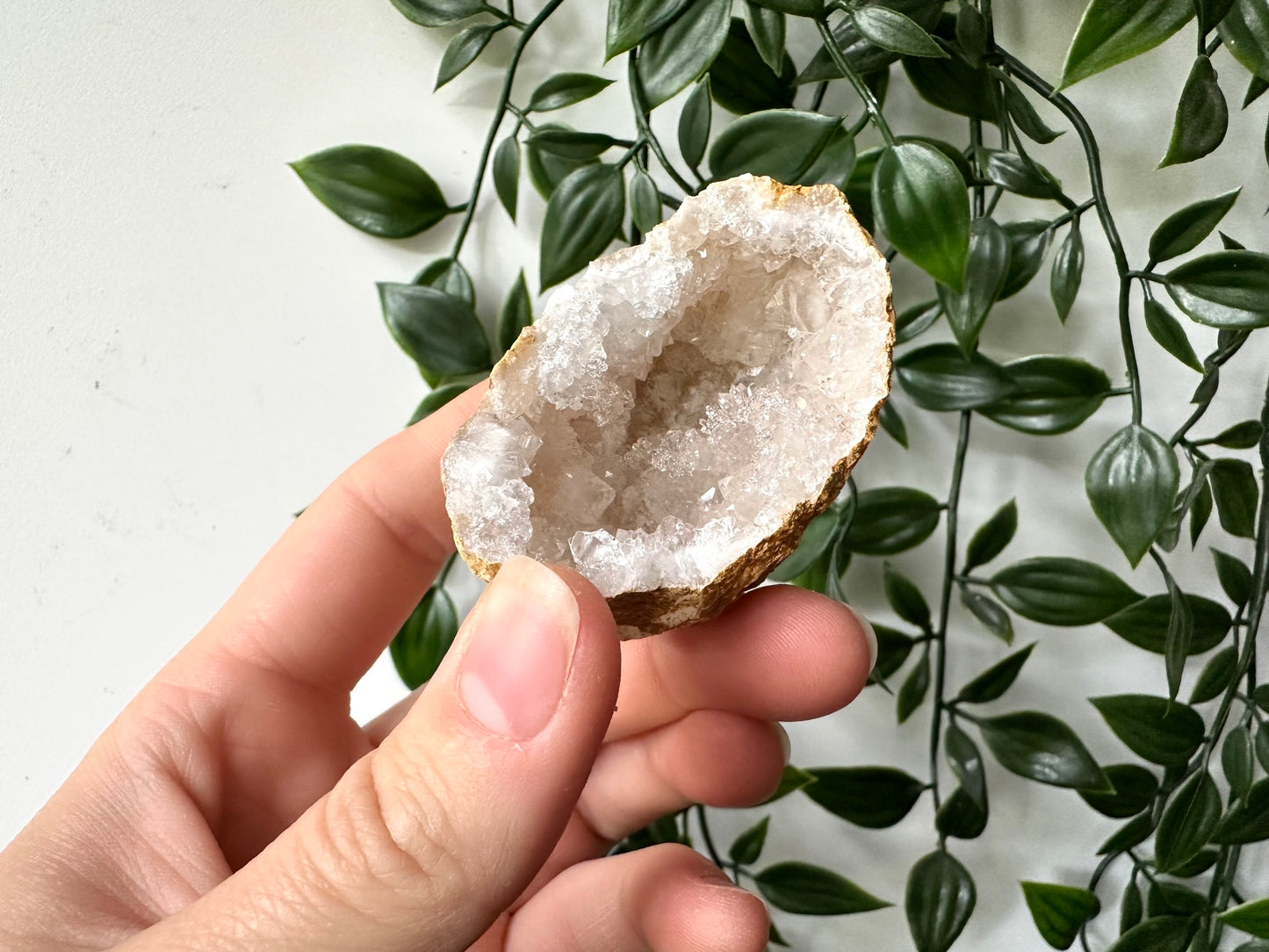 Kwarts geode paar S