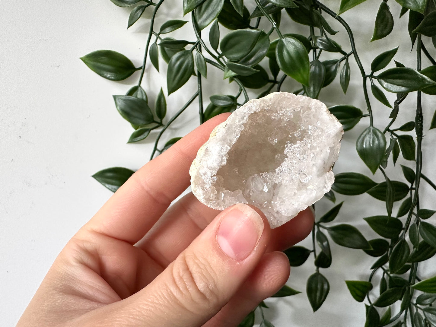 Kwarts geode paar S