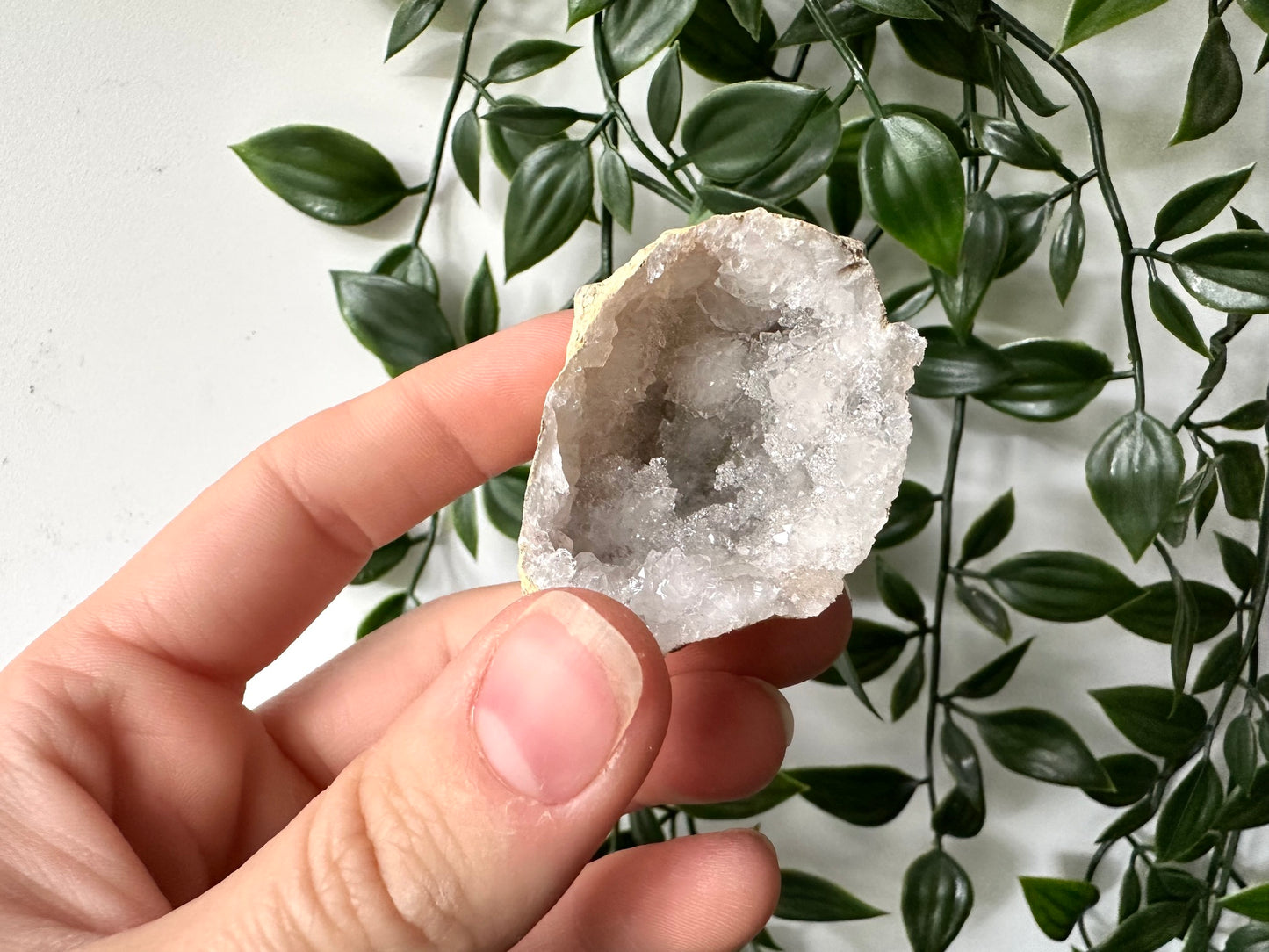 Kwarts geode paar S