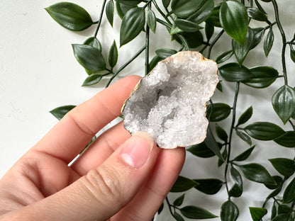 Kwarts geode paar S