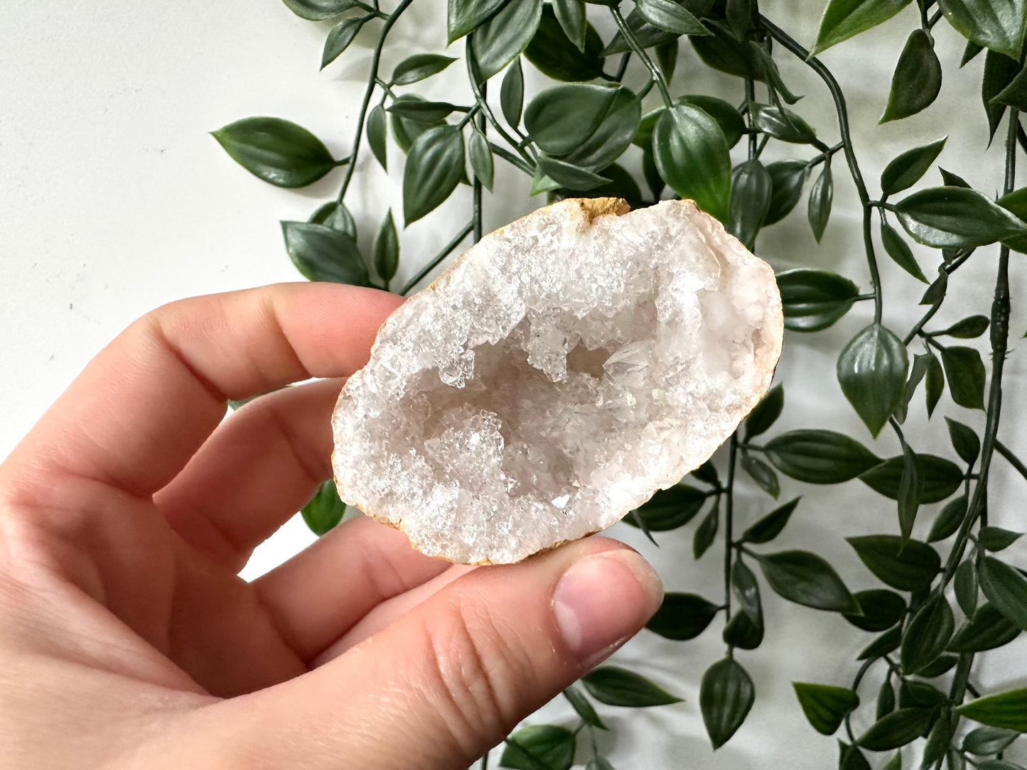 Kwarts geode paar S