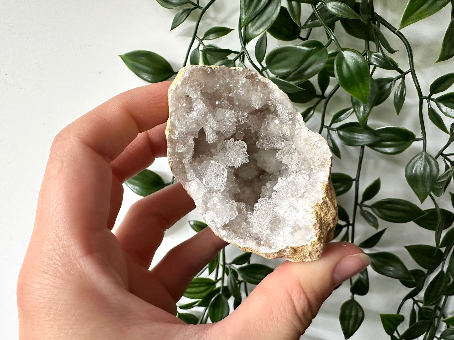 Kwarts geode paar M
