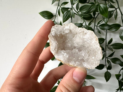 Kwarts geode paar M