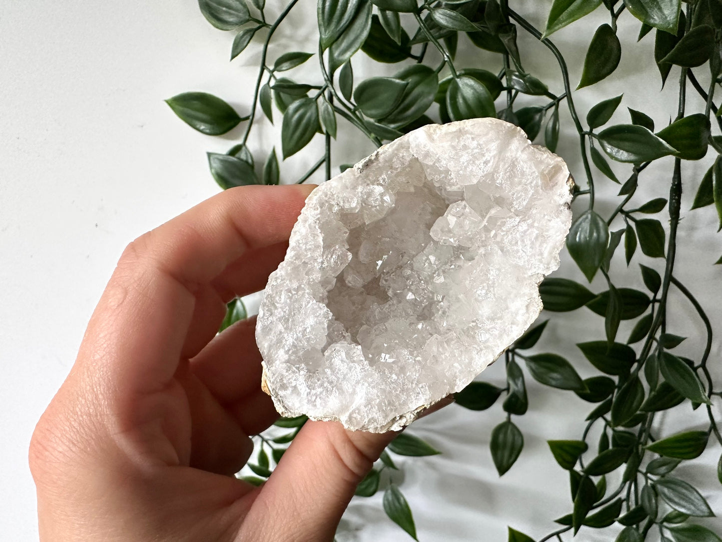 Kwarts geode paar M