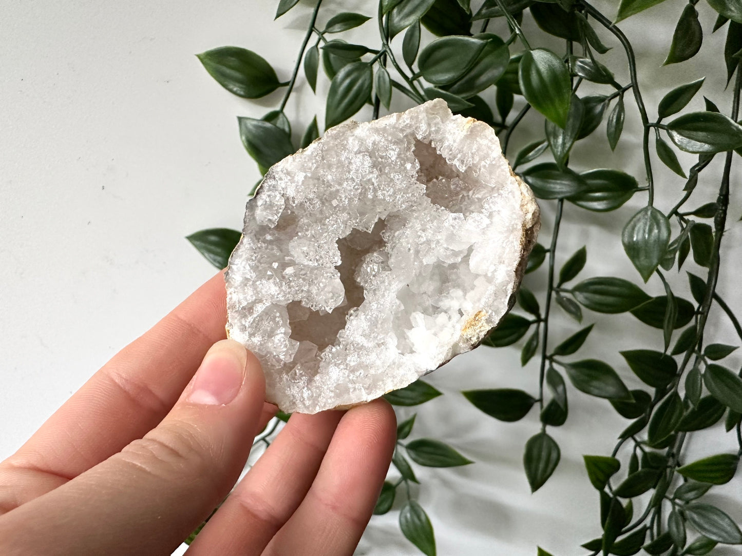 Kwarts geode paar M