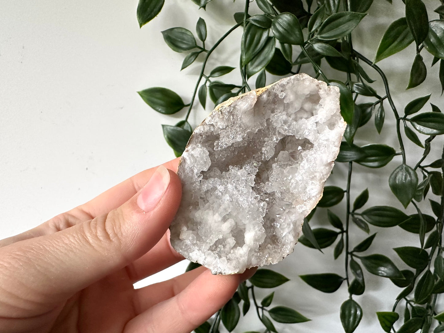 Kwarts geode paar M