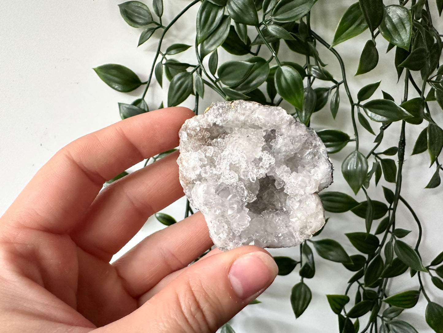 Kwarts geode paar M