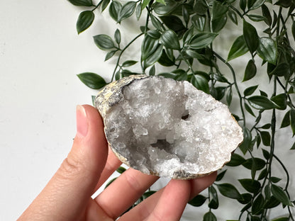 Kwarts geode paar M