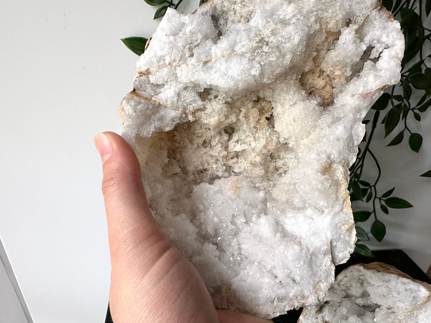 Kwarts geode paar XL