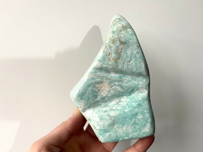 Caribbean Blue Calciet sculptuur