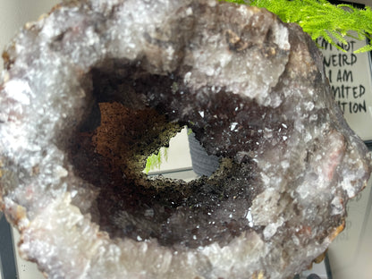 Kwarts met Geothiet geode