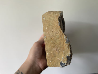 Agaat slab met druzy