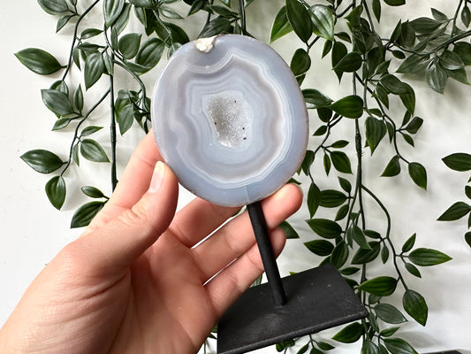 Druzy Agaat op standaard S