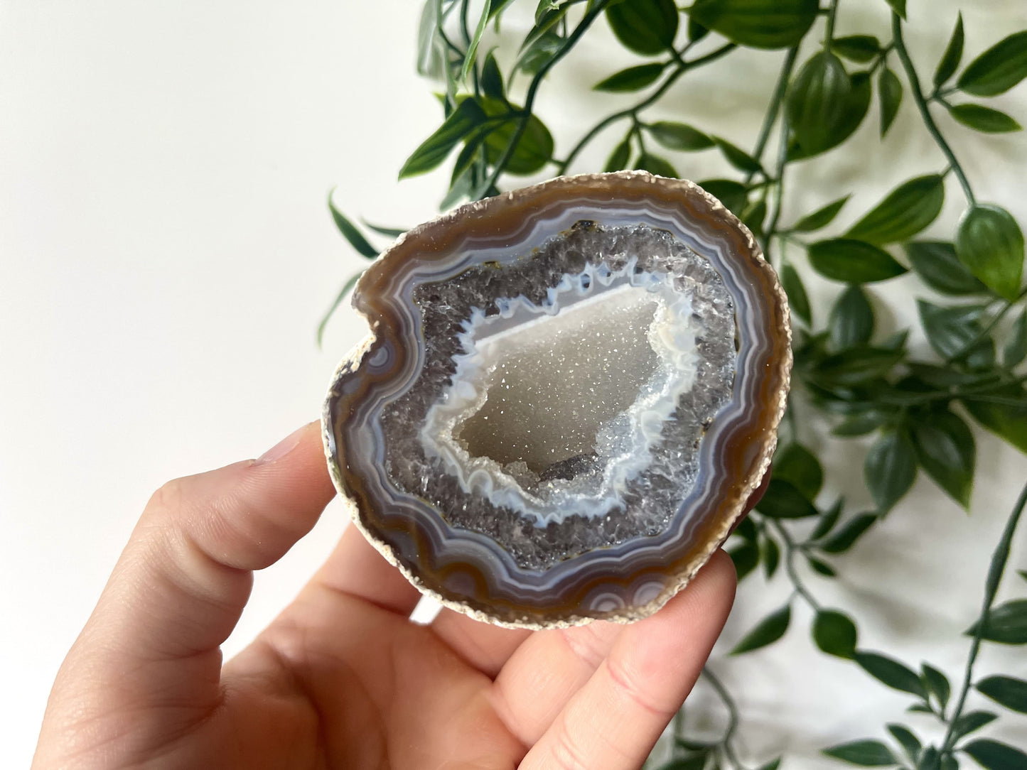 Agaat geode paartje A-kwaliteit