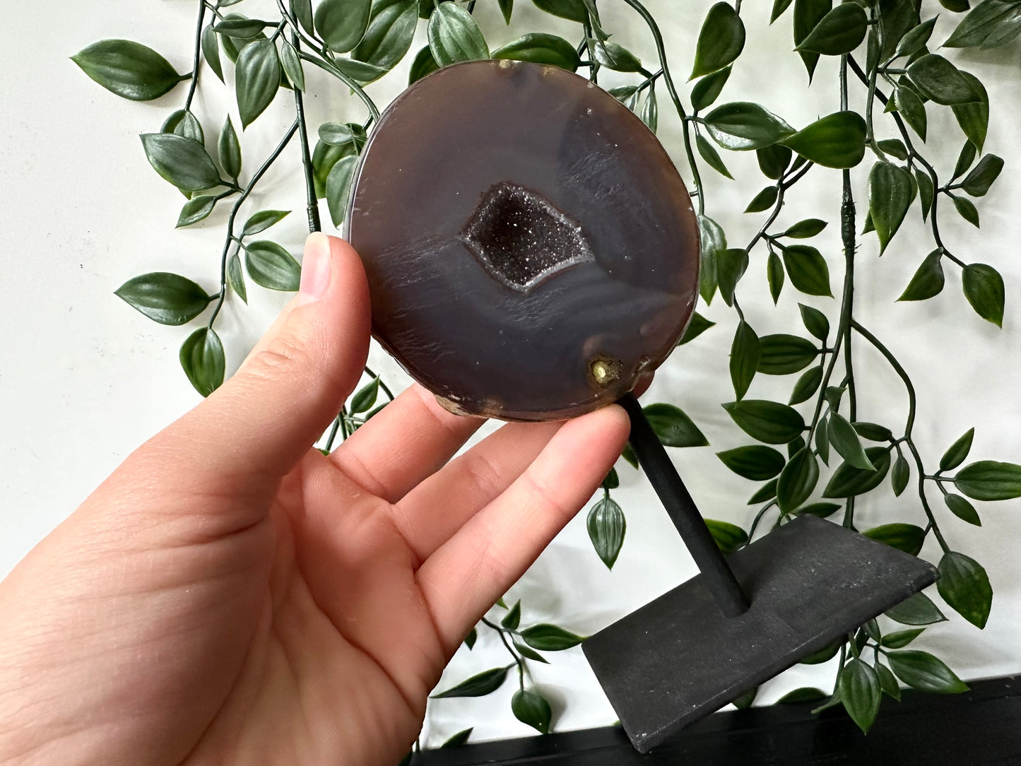 Druzy Agaat op standaard S